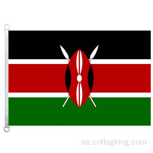 Kenya flagga 90 * 150 cm 100% polyster